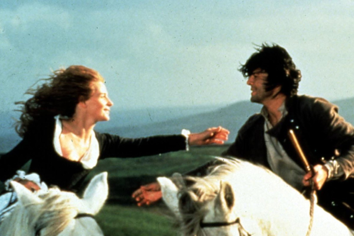 jamniki (2) - Juliette Binoche i Ralph Fiennes, Wichrowe Wzgórza 1992 r.