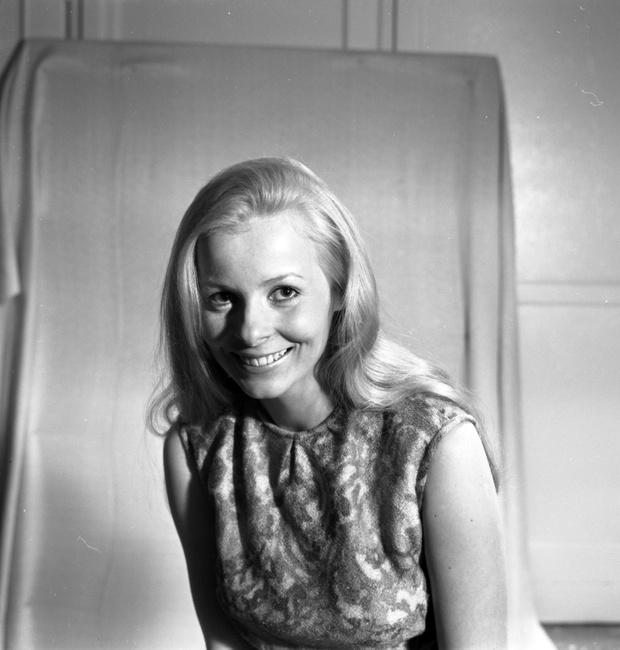 Anna Nehrebecka, aktorka. Warszawa, 1972 rok