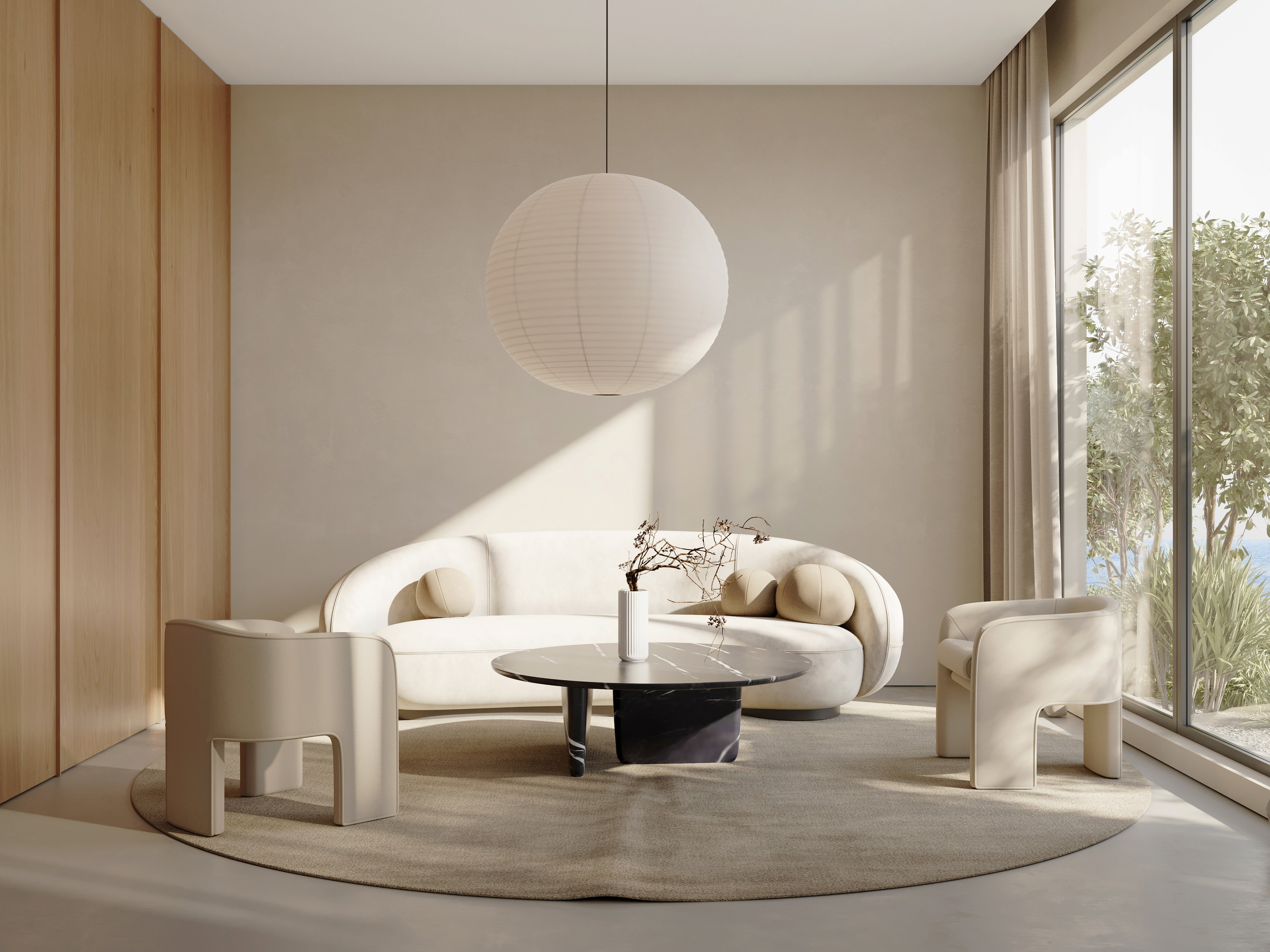 Salon quiet luxury nowoczesny design premium