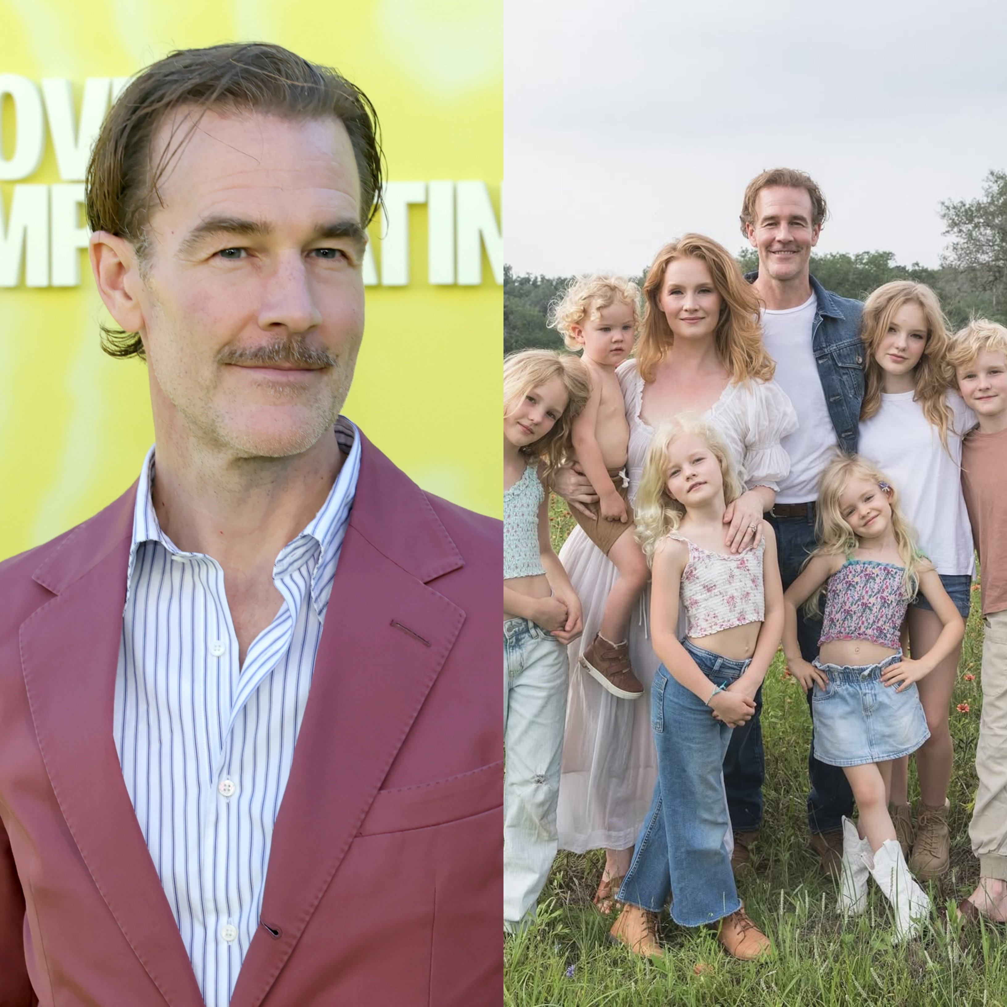 jamniki double James Van Der Beek, maj 2025 r.
