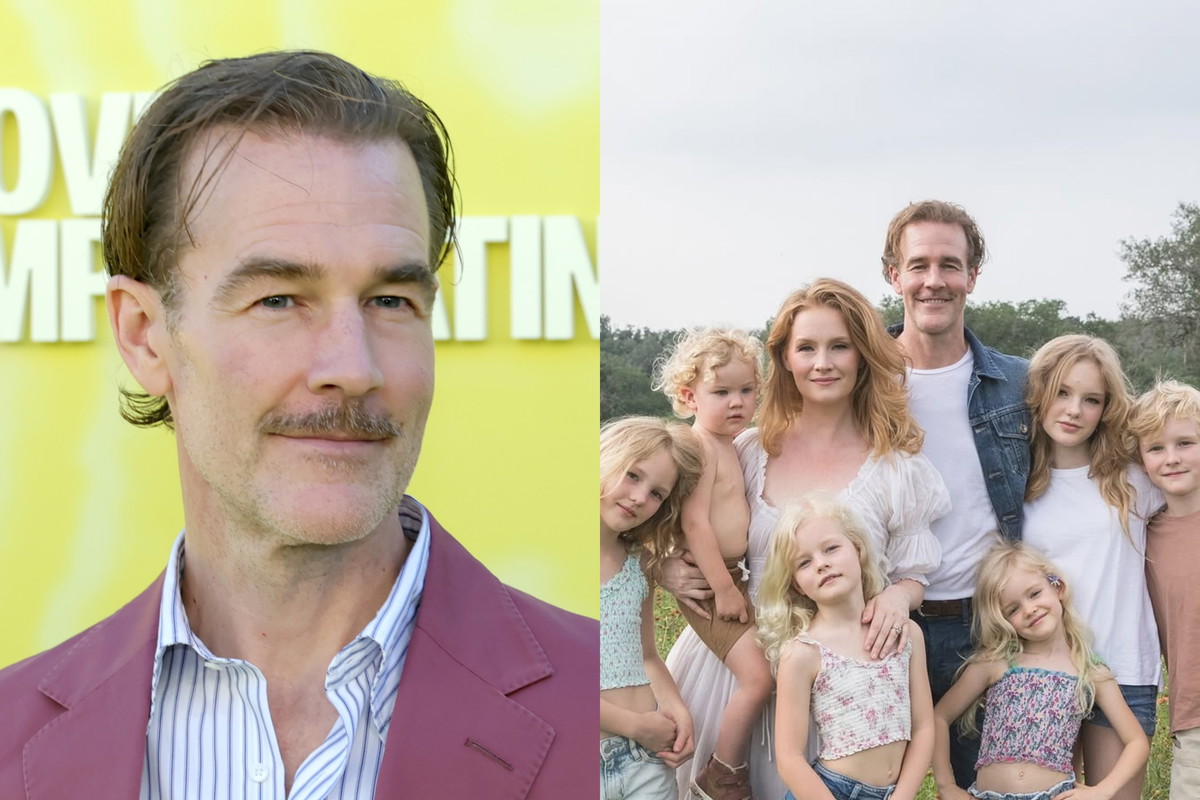 jamniki double James Van Der Beek, maj 2025 r.