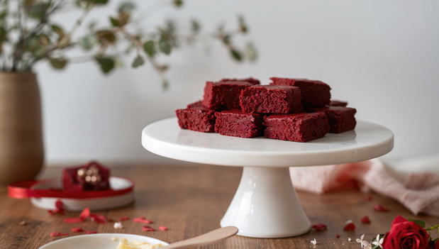 Red velvet brownie