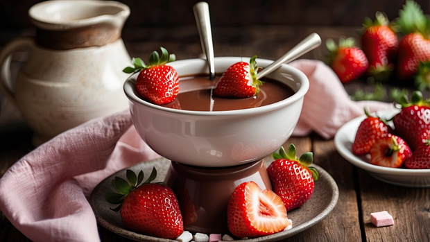 czekoladowe fondue