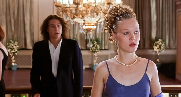 Julia Stiles and Heath Ledger