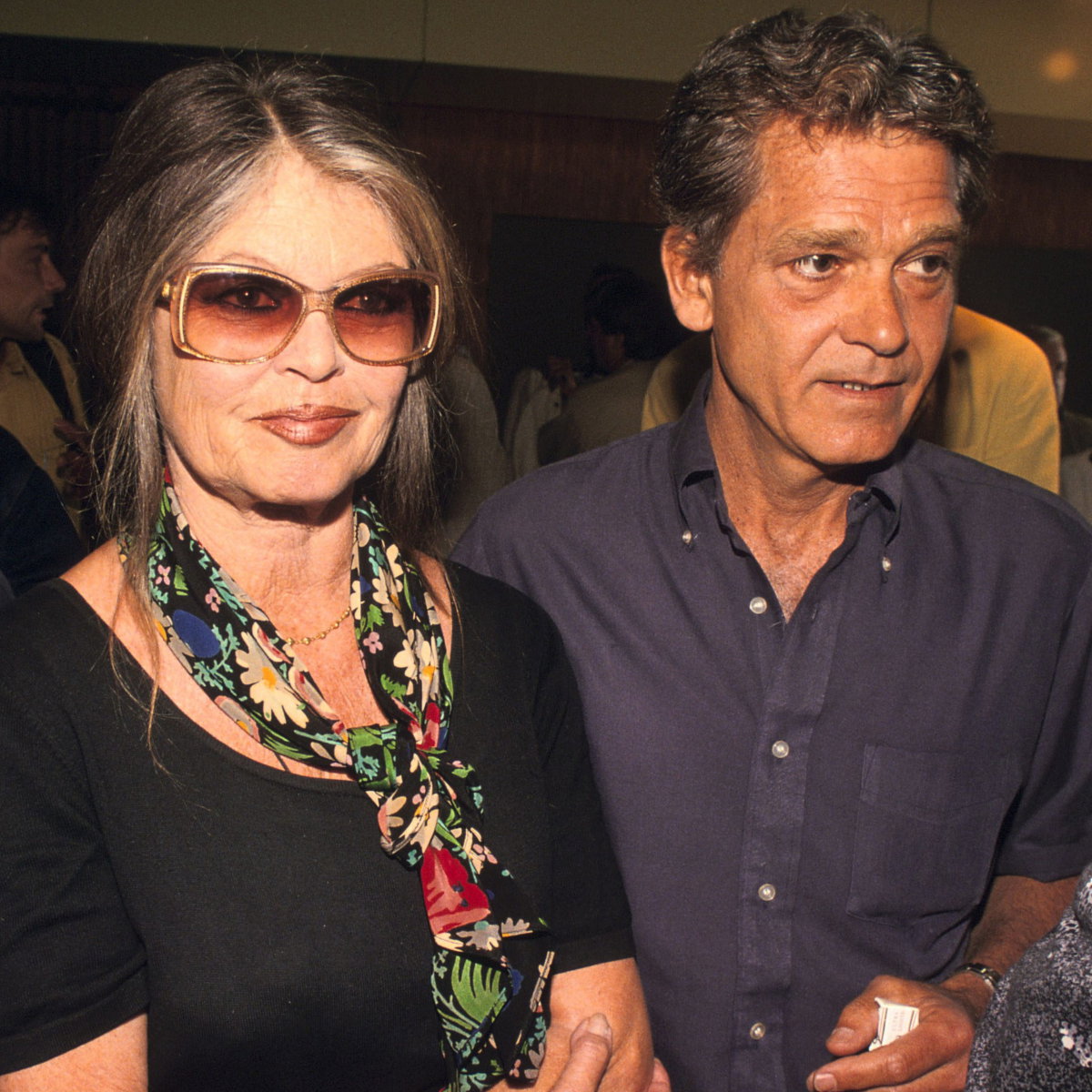 jamniki (2) -Brigitte Bardot i Bernard d'Ormale, 1994 r.
