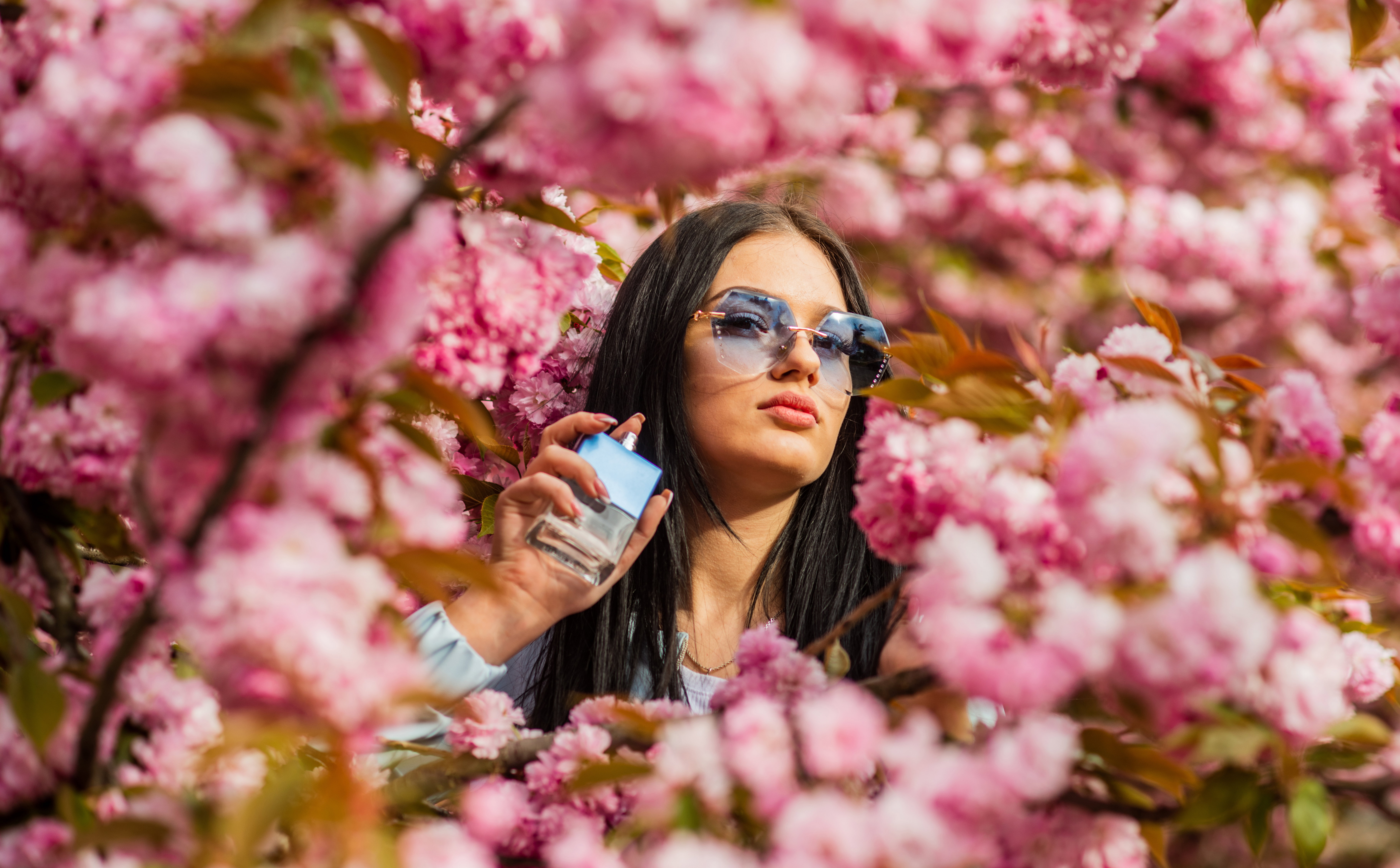 Perfumy z kwiatem wiśni