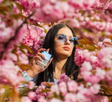 Perfumy z kwiatem wiśni