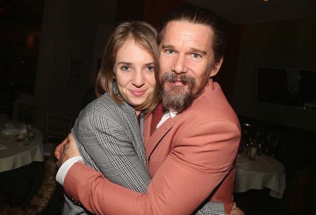Maya Hawke i Ethan Hawke, 2019 r.