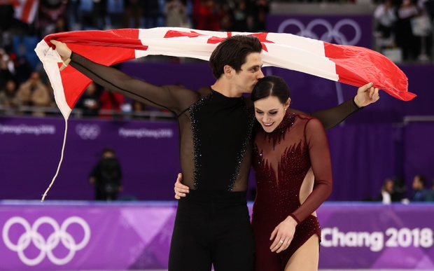 Tessa Virtue i Scott Moir 2018 r.