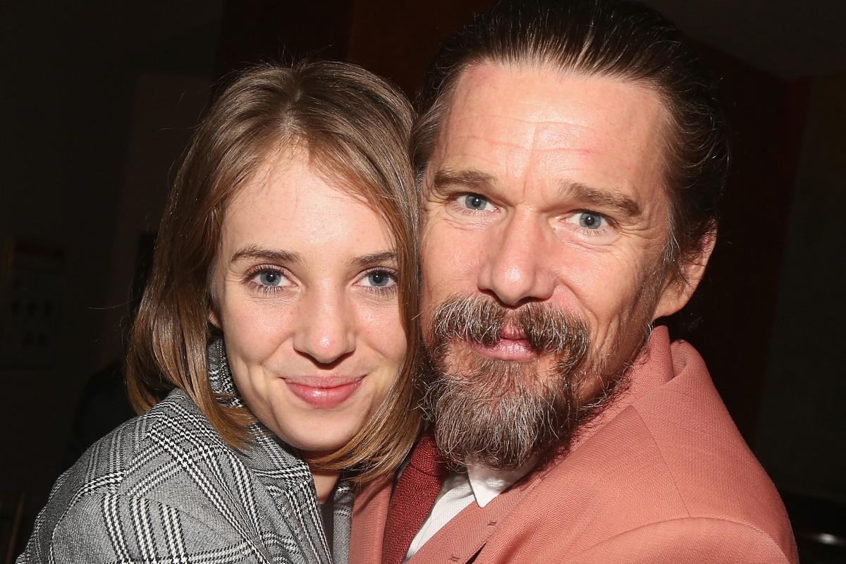 jamniki (2) - Maya Hawke i Ethan Hawke, 2019 r.