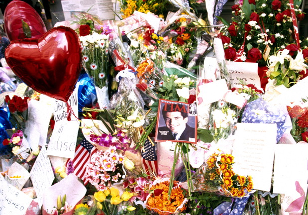 one year anniversary that John F. Kennedy Jr. (38) died in a plane crash