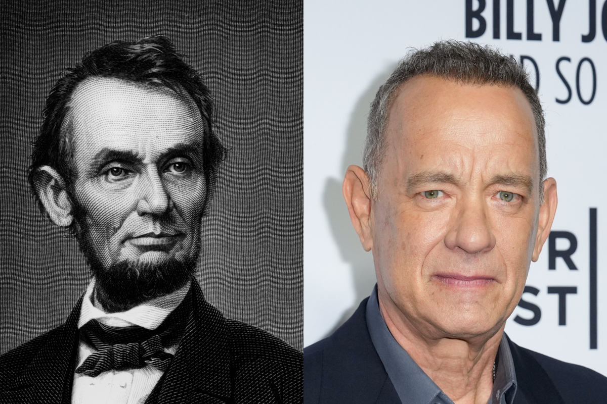 Abraham Lincoln i Tom Hanks