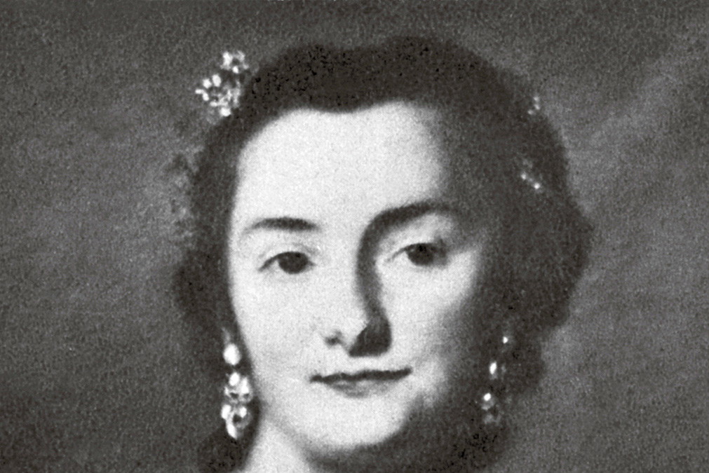 Anna Karolina Orzelska, córka Augusta II Mocnego, około 1730 roku
