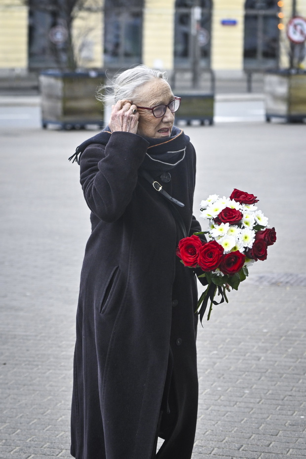 Maja Komorowska. Pogrzeb Edwarda Linde-Lubaszenki