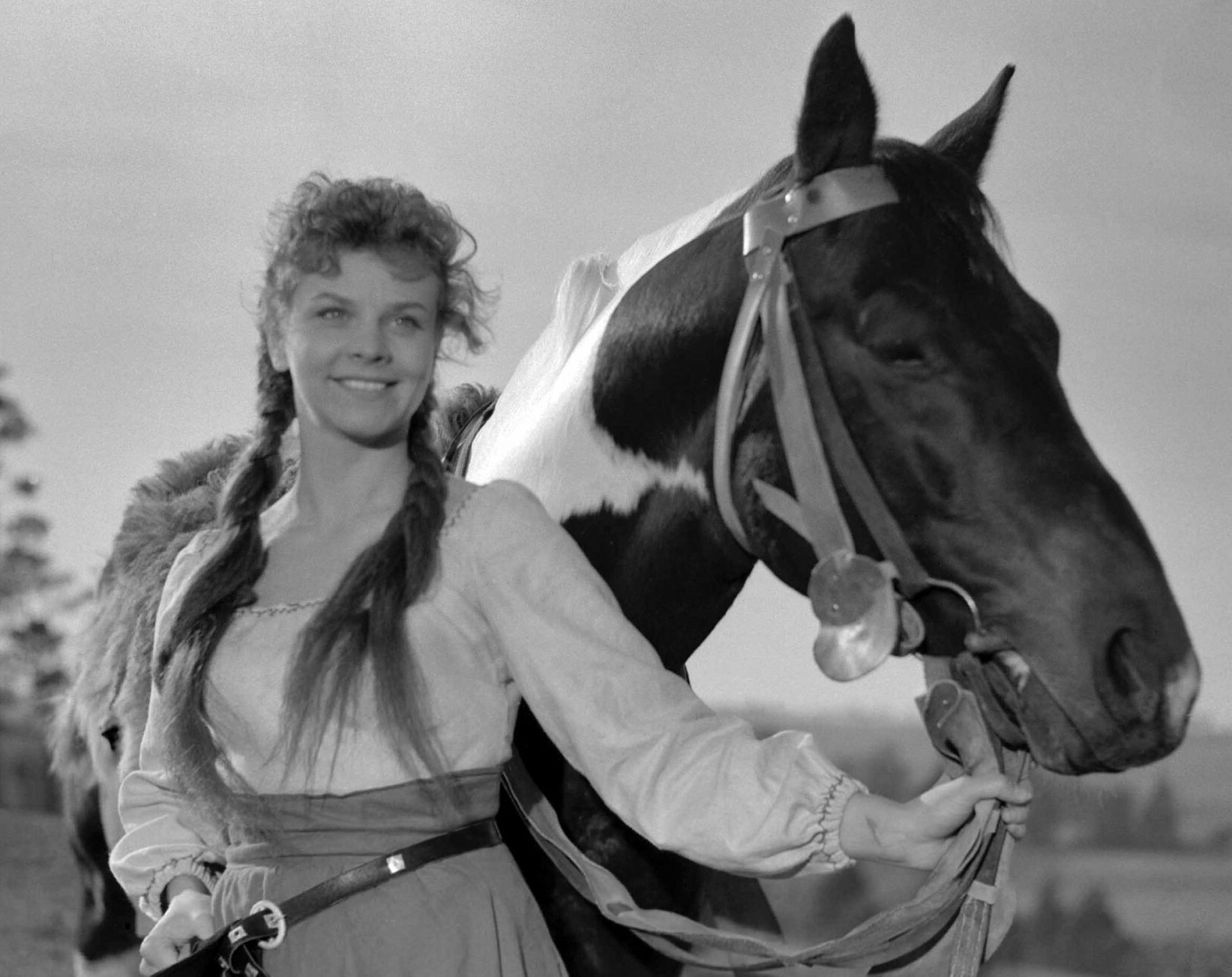 Urszula Modrzyńska w filmie "Krzyżacy".