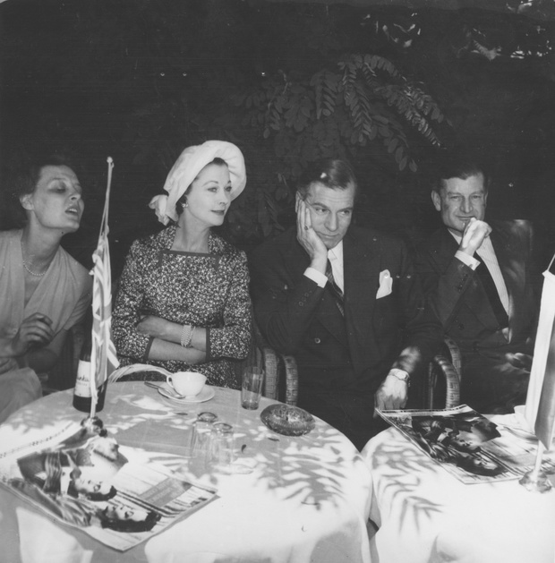Vivian Leigh z mê¿em brytyjskim aktorem Laurence'm Olivier'em