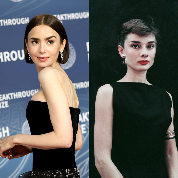 Lily Collins i Audrey Hepburn