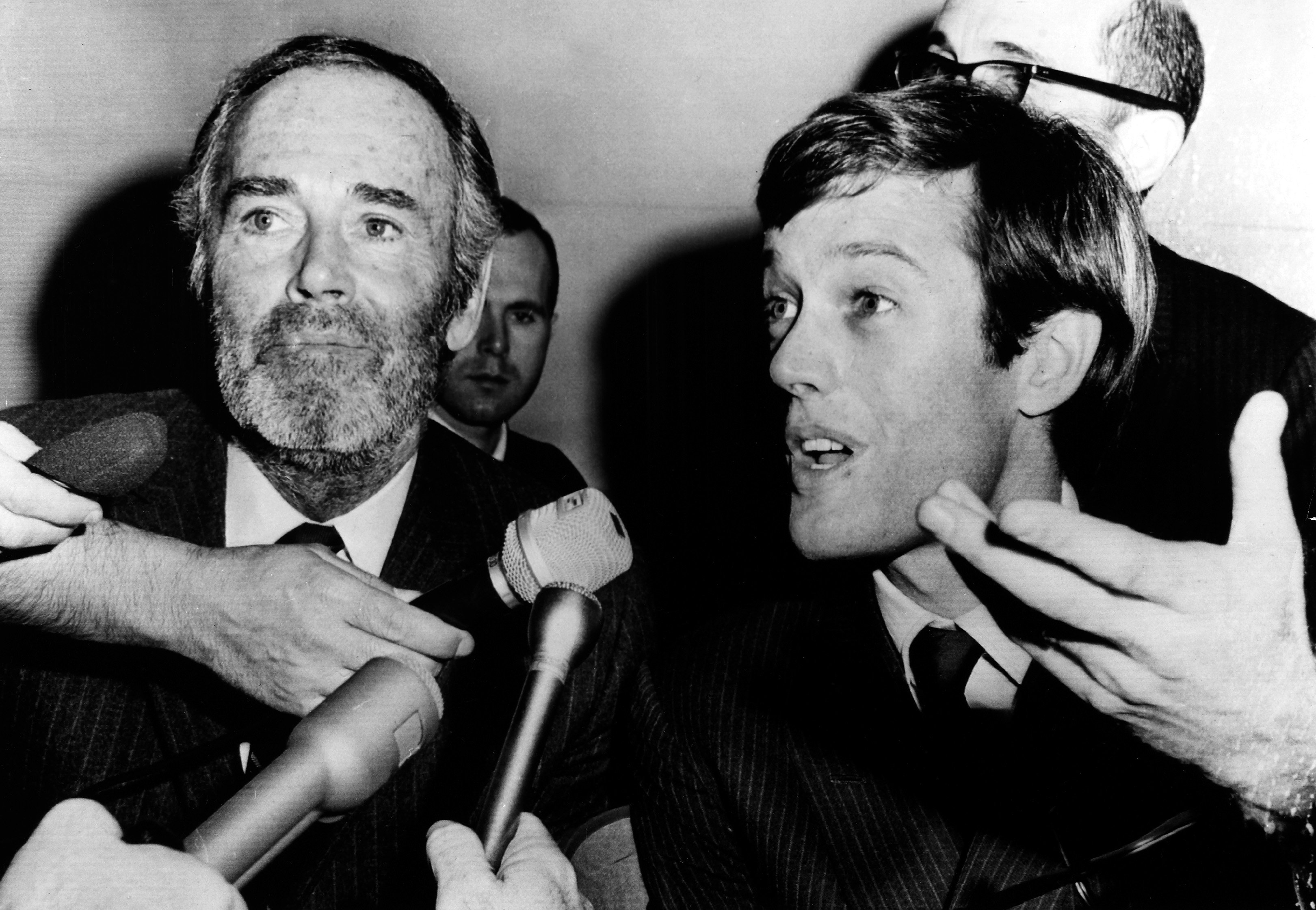 Henry Fonda, Peter Fonda, 1966.