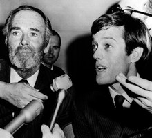 Henry Fonda, Peter Fonda, 1966.