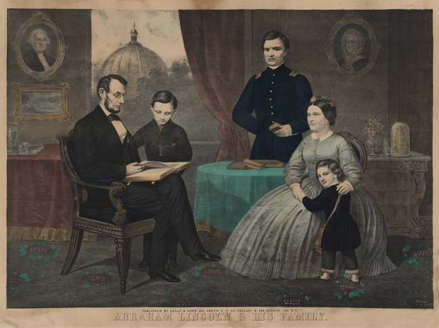 Abraham Lincoln z rodziną