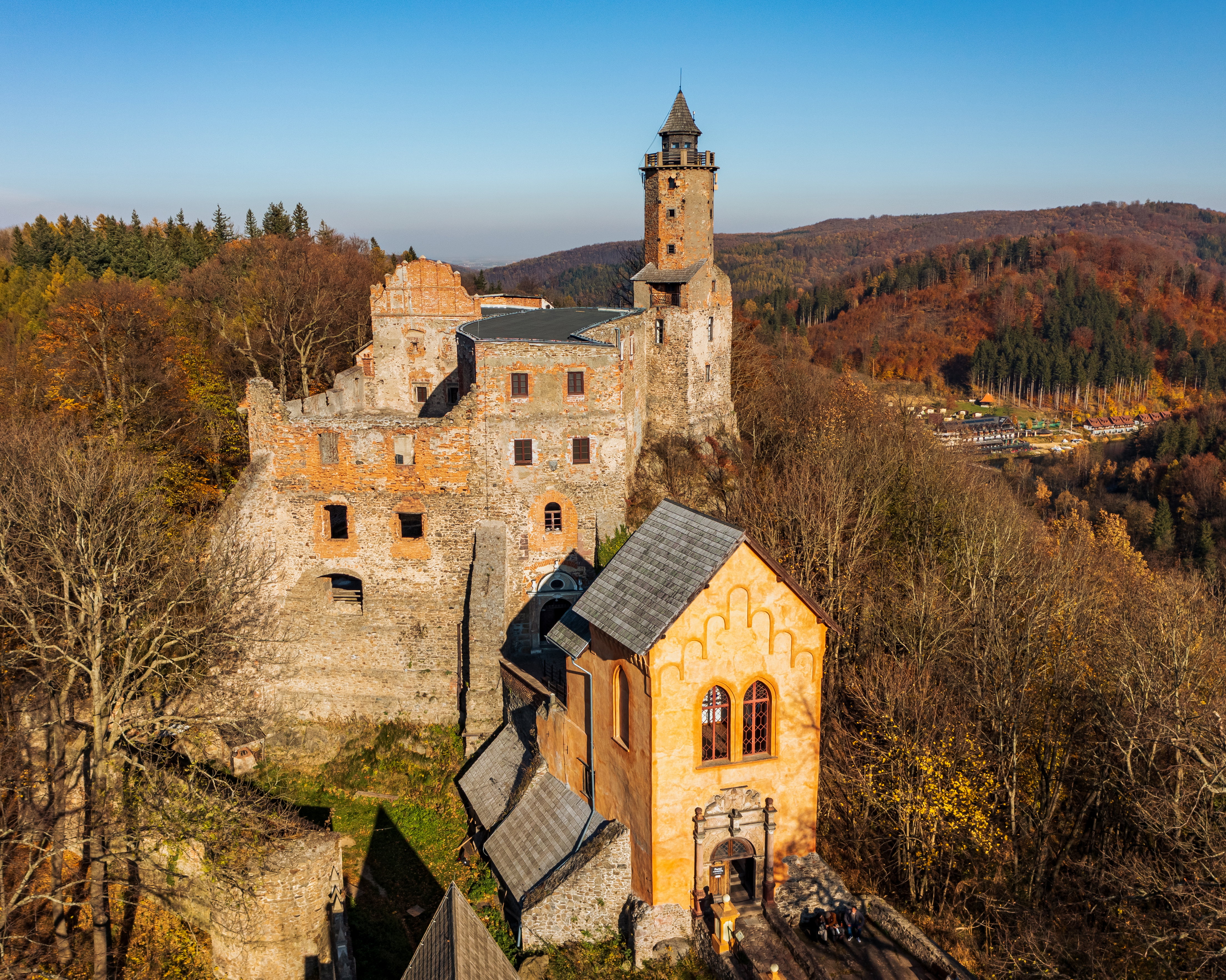 Zamek Grodno, Zagórza Śląskie, Dolnośląskie, Polska, Poland