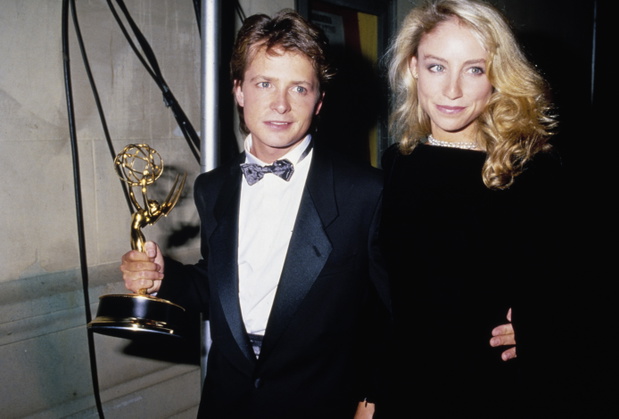 Michael J Fox, Tracy Pollan, 1987