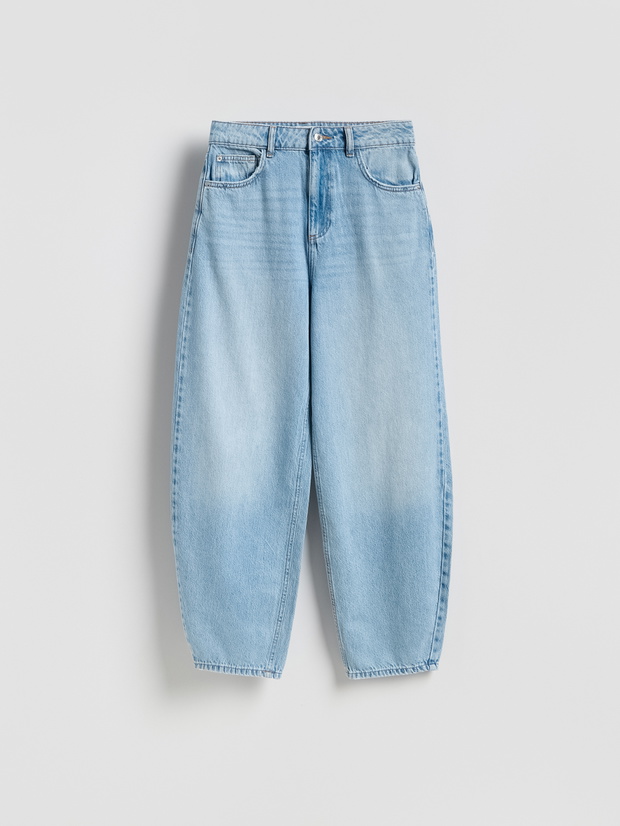 Jeansy barrel leg - 129,99 PLN