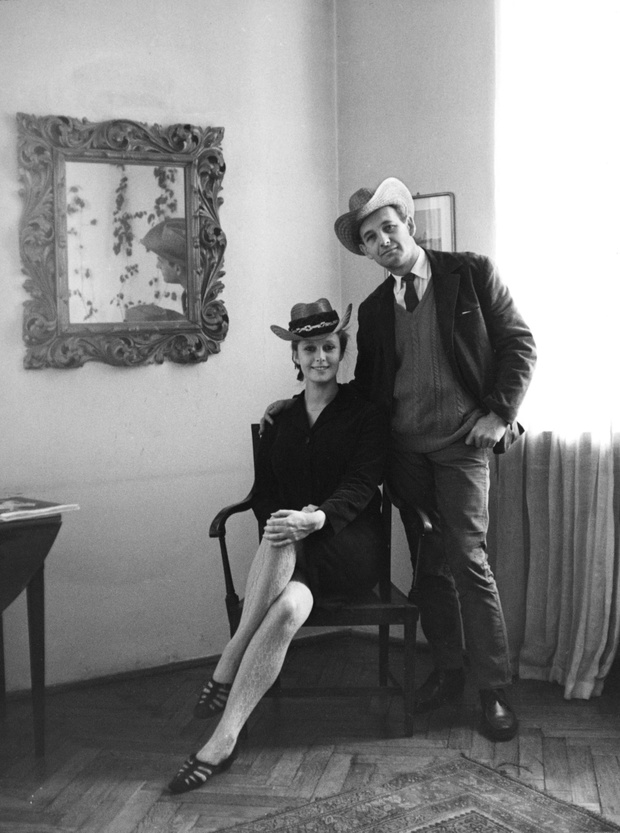 Andrzej Wajda i Beata Tyszkiewicz