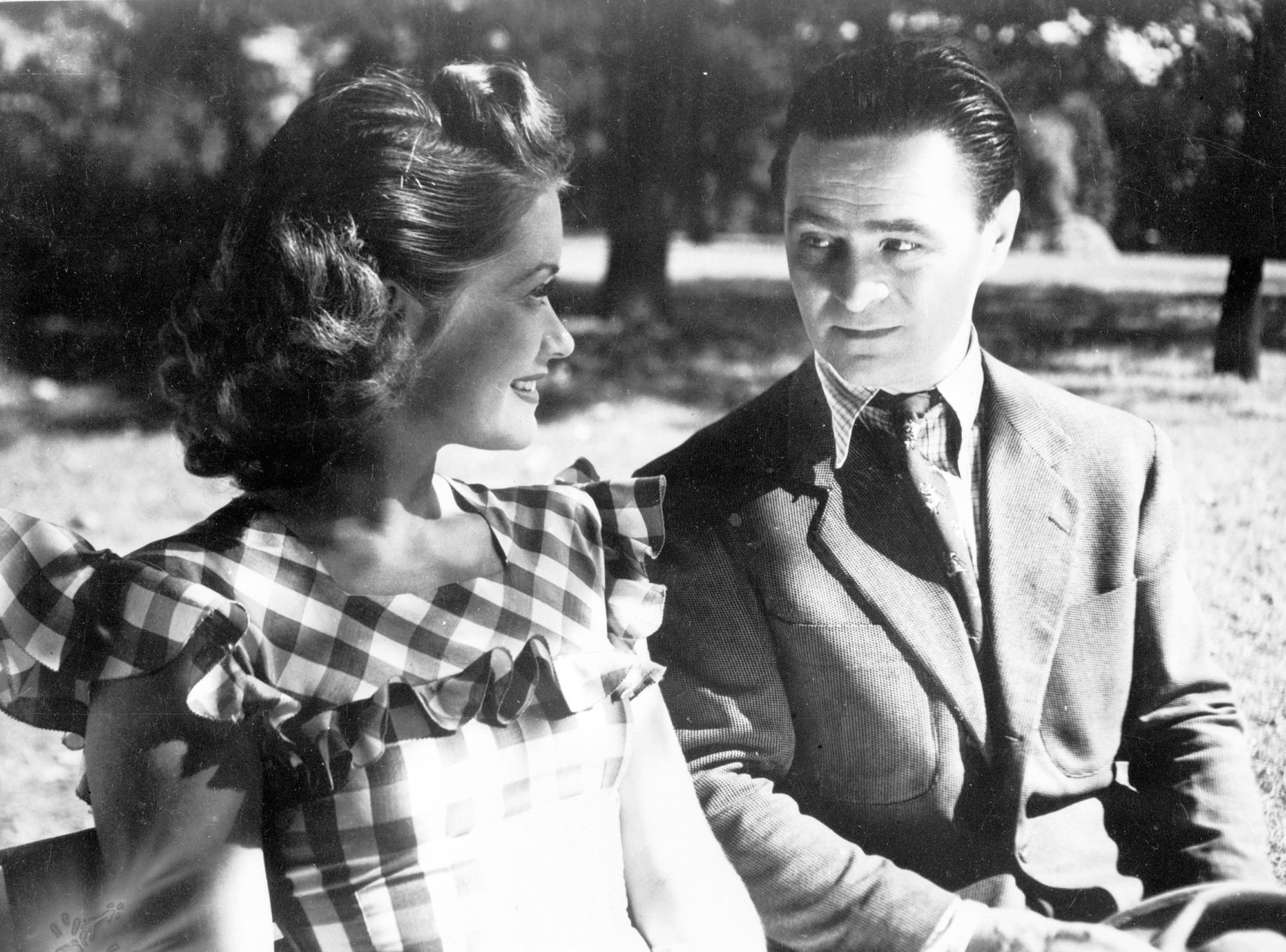 Scena z filmu "Skarb". 1948 rok