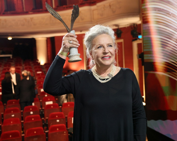 Krystyna Janda. 09.03.2026 rok. Warszawa. Gala 28. Orłów, Polskich Nagrod Filmowych w Teatrze Polskim