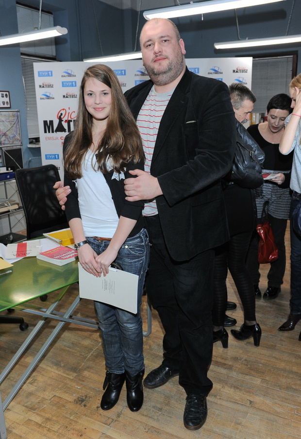 Konferencja prasowa III sezony serialu Ojciec Mateusz. MICHAŁ PIELA Gabriela PIETRUCHA, 2010 rok