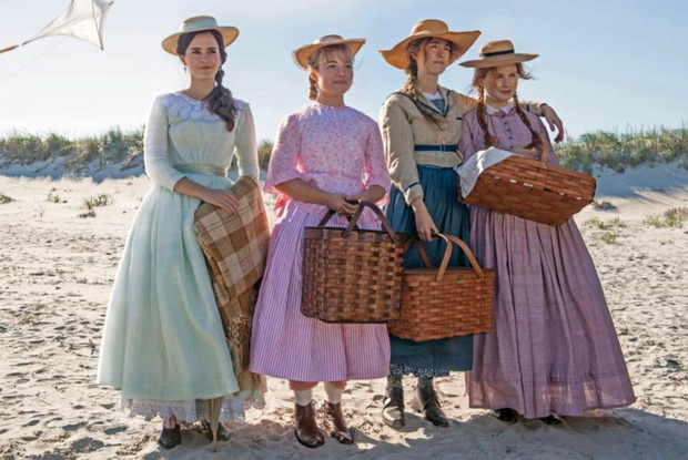 Od lewej: Emma Watson, Florence Pugh, Saorise Ronan, Eliza Scanlen, "Małe kobietki"