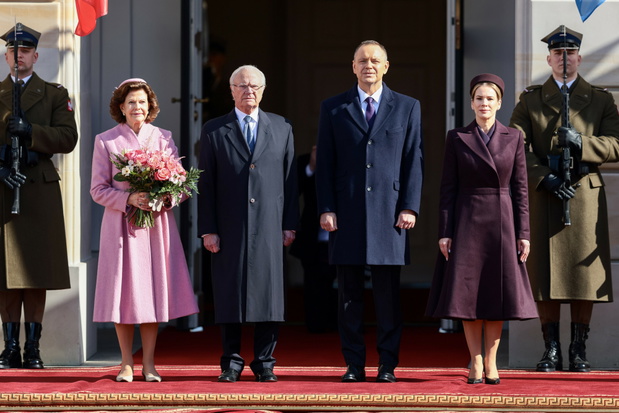 10.03.2026 Warszawa Wizyta Krola Szwecji Karola XVI Gustawa i Krolowej Sylwii w Polsce