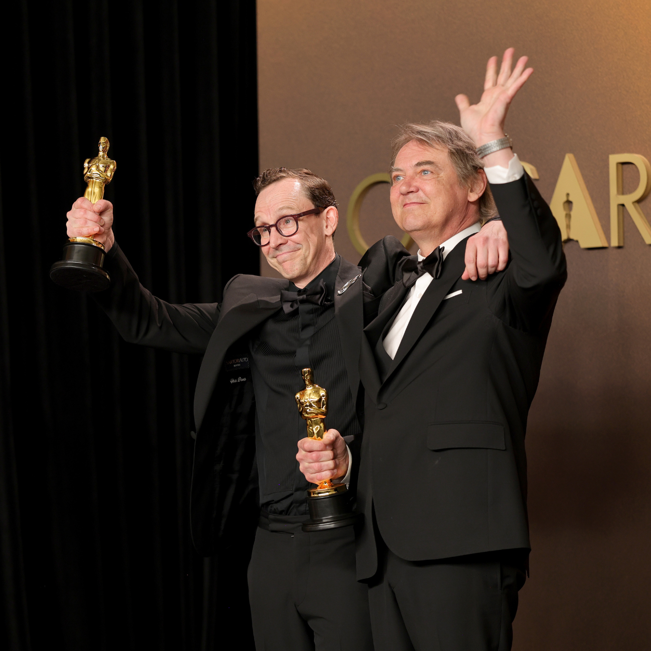 Chris Lavis i Maciej Szczerbowski. 98. Gala rozdania nagród Akademii Filmowej. 15.03.1016 - Los Angeles, USA.