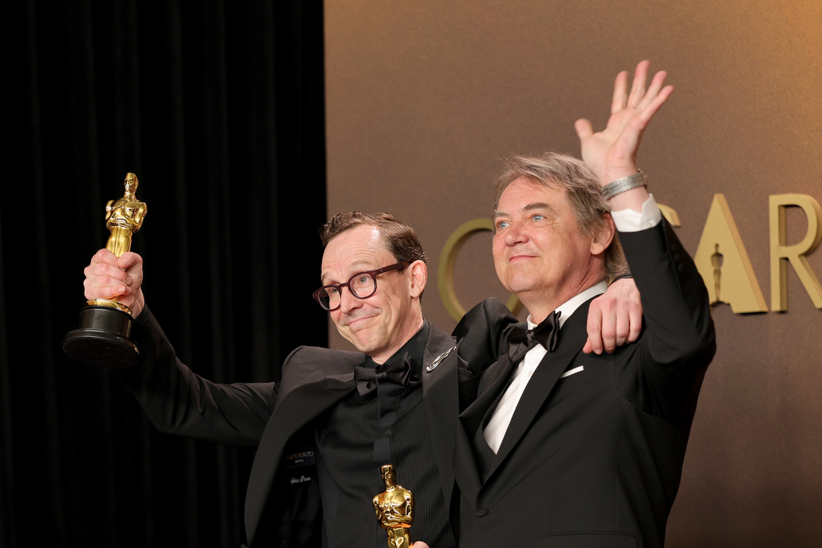 Chris Lavis i Maciej Szczerbowski. 98. Gala rozdania nagród Akademii Filmowej. 15.03.1016 - Los Angeles, USA.