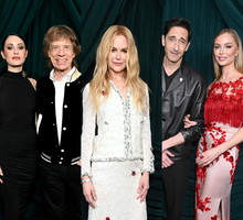 Melanie Hamrick i Mick Jagger, Nicole Kidman, Adrien Brody i Georgina Chapman. CHANEL and Charles Finch