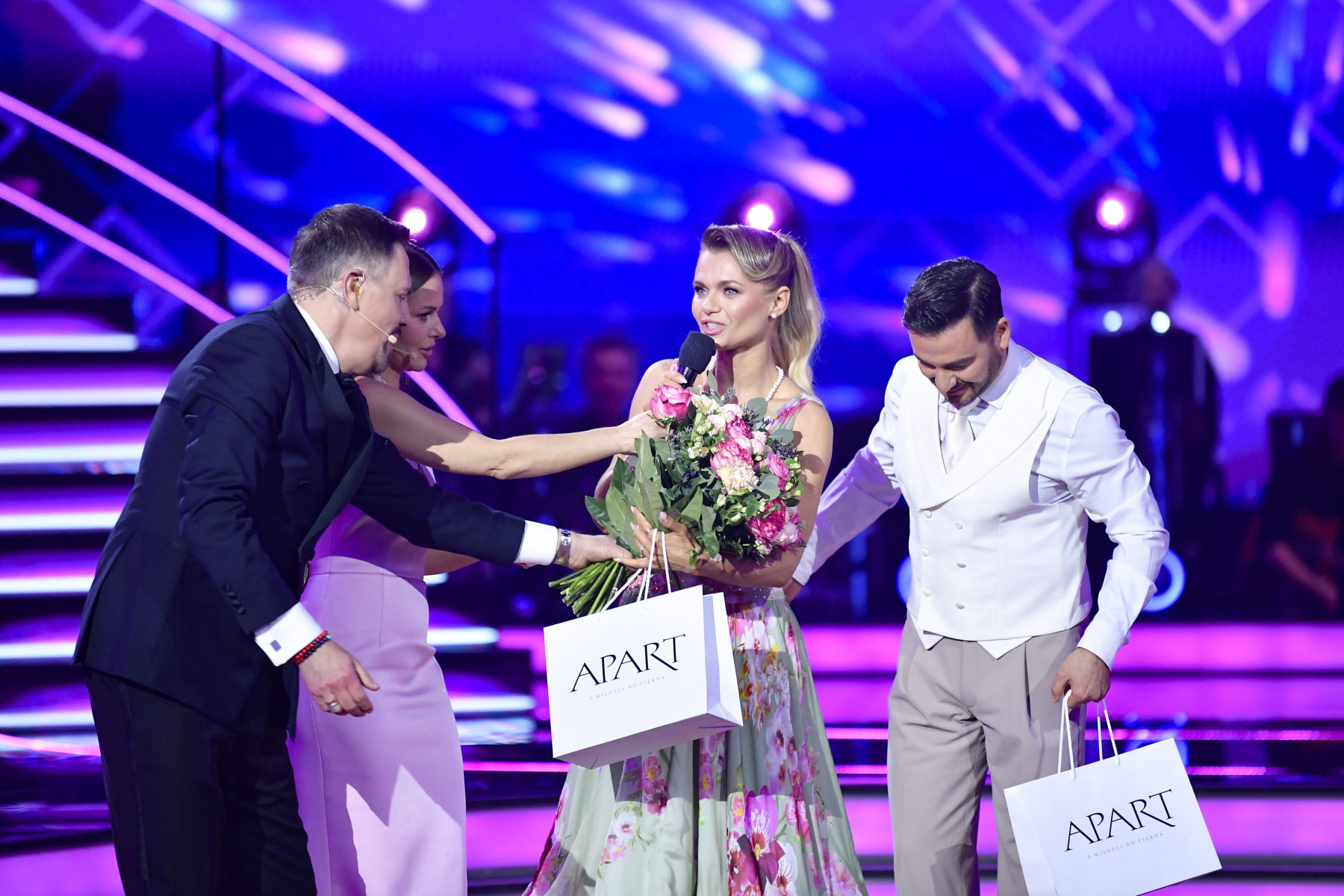 Paulina Sykut-Jeżyna, Krzysztof Ibisz, Emilia Komarnicka, Stefano Terrazzino