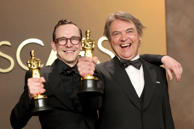Chris Lavis i Maciej Szczerbowski. 98. Gala rozdania nagród Akademii Filmowej. 15.03.1016 - Los Angeles, USA.