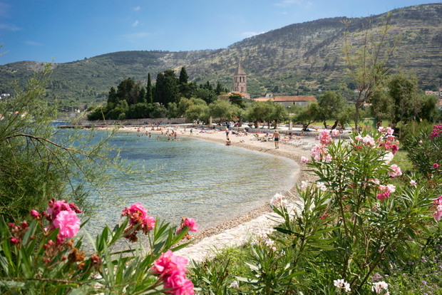 Plaża na wyspie Vis