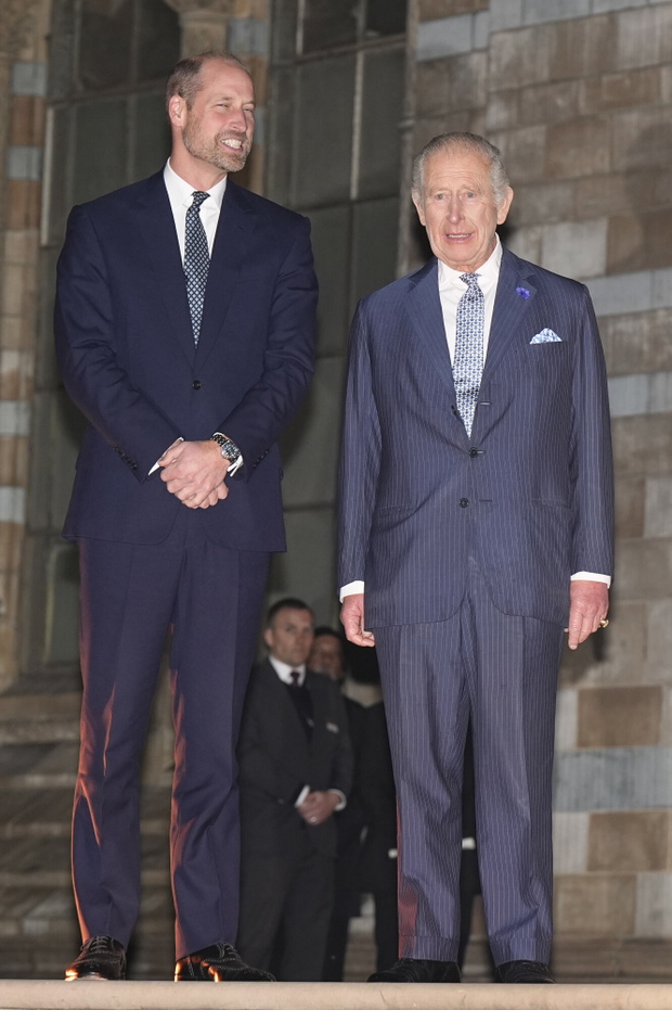 Król Karol III i książę William. 9.10.2025.