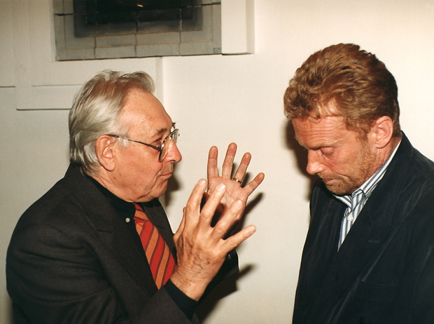 Andrzej Wajda, Daniel Olbrychski.