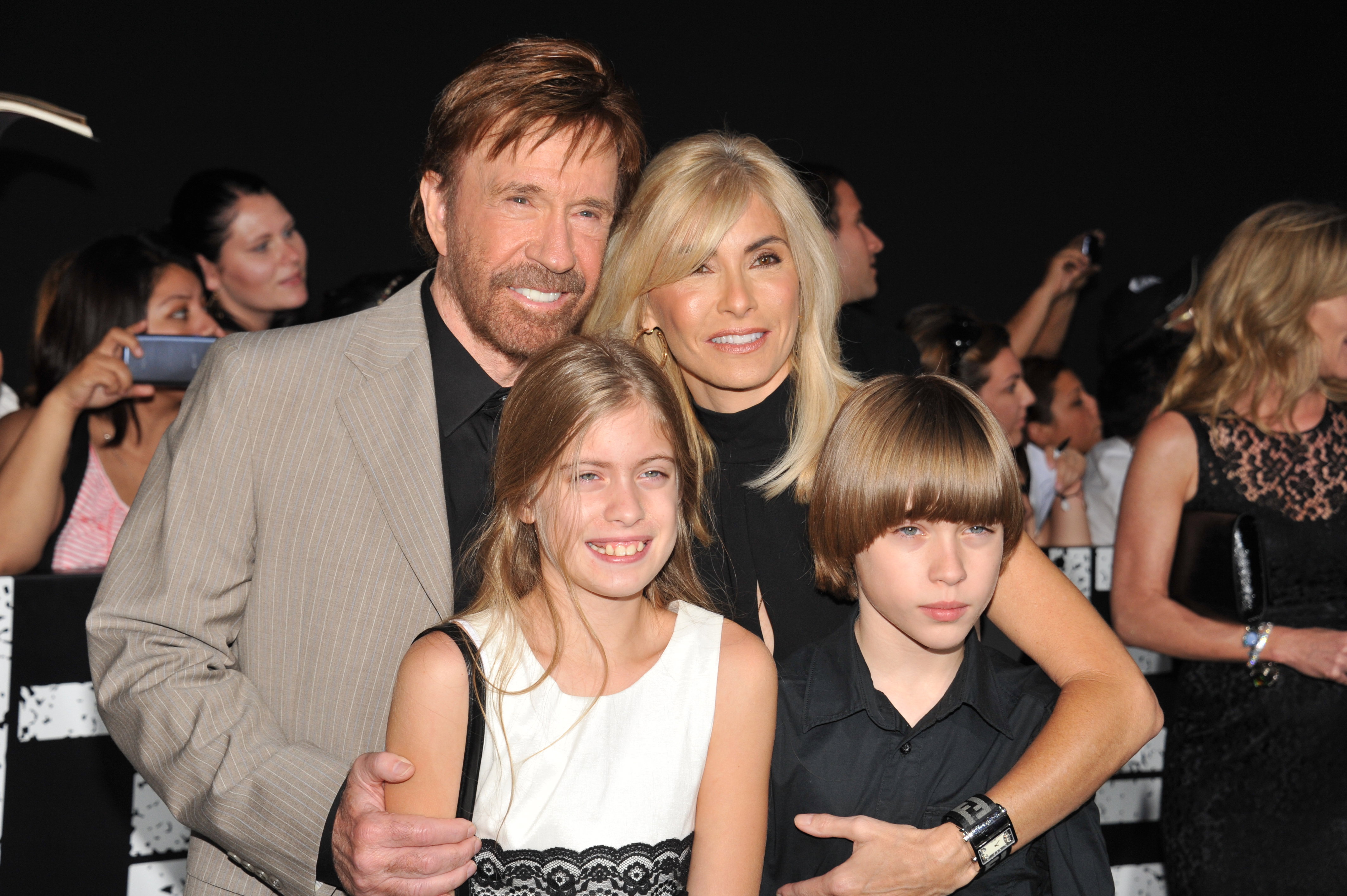 Chuck Norris, Gena O'Kelley i ich dzieci