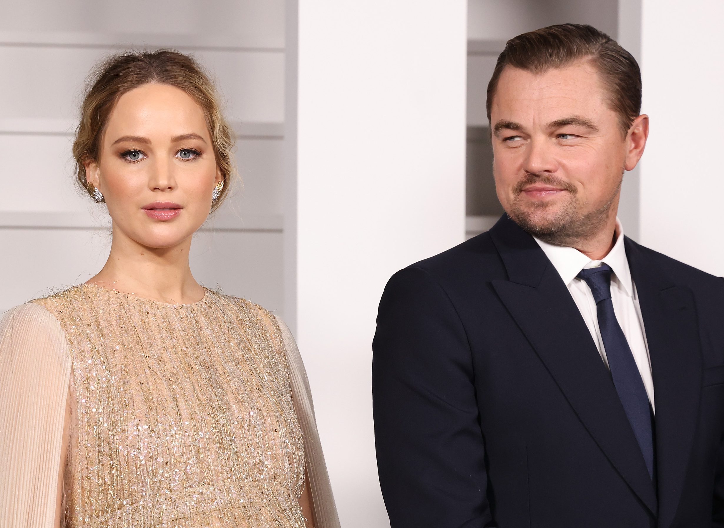 Jennifer Lawrence i Leonardo DiCaprio, 5.12.2021.