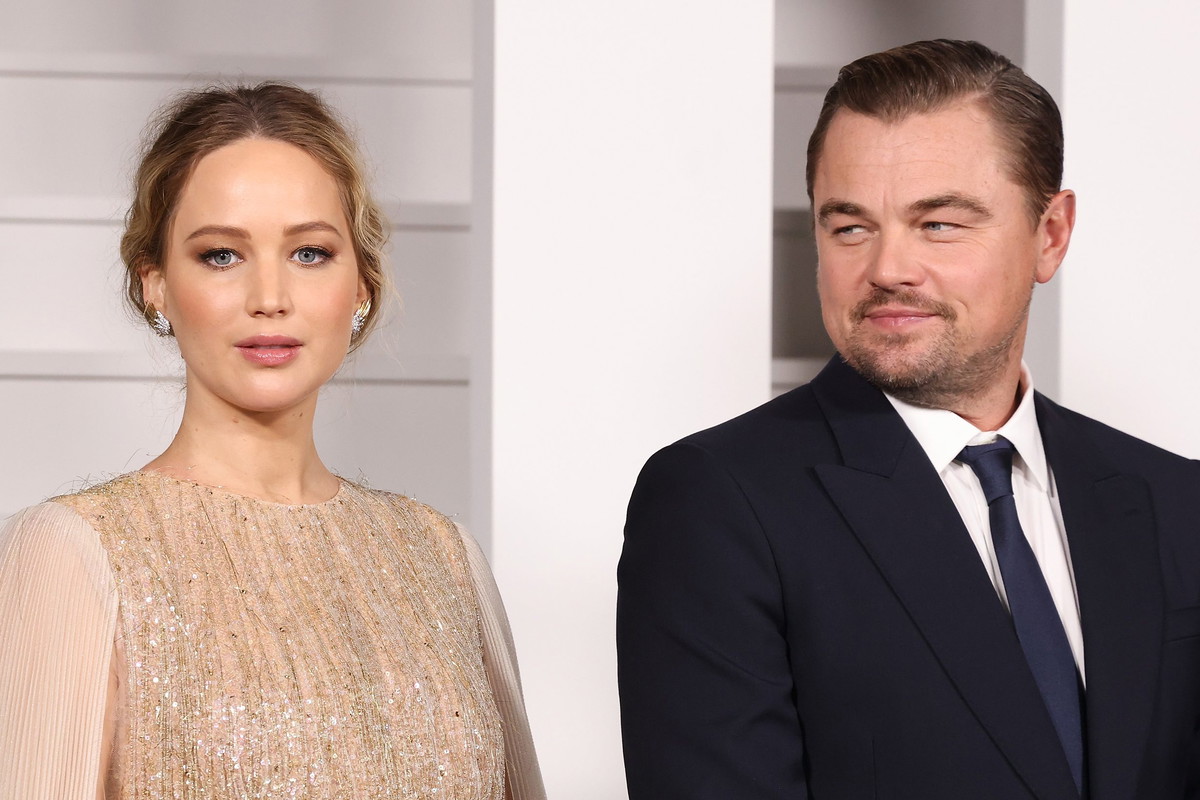 Jennifer Lawrence i Leonardo DiCaprio, 5.12.2021.