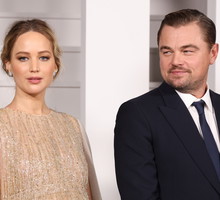 Jennifer Lawrence i Leonardo DiCaprio, 5.12.2021.