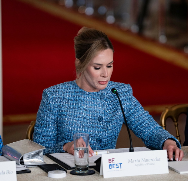 Marta Nawrocka na szczycie organizawanym przez Melani? Trump