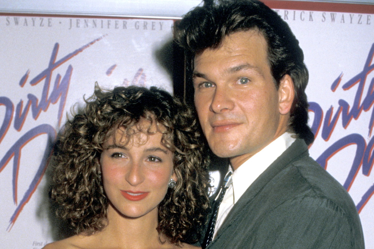 jamniki (2) - Jennifer Grey. Patrick Swayze, premiera "Dirty Dancing" 1987 r.