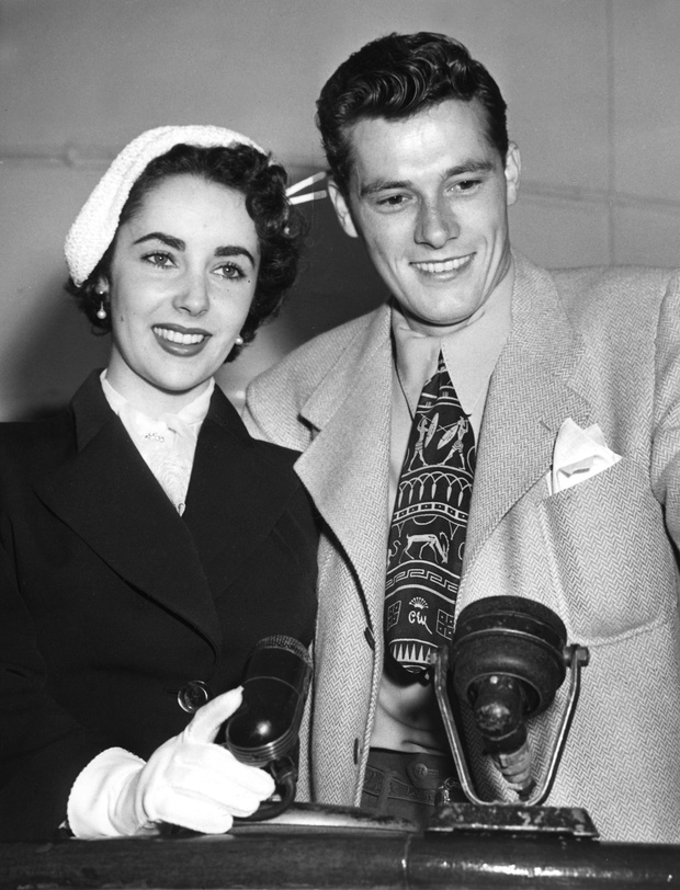 Elizabeth Taylor u. Ehemann Conrad Nicholson Hilton
