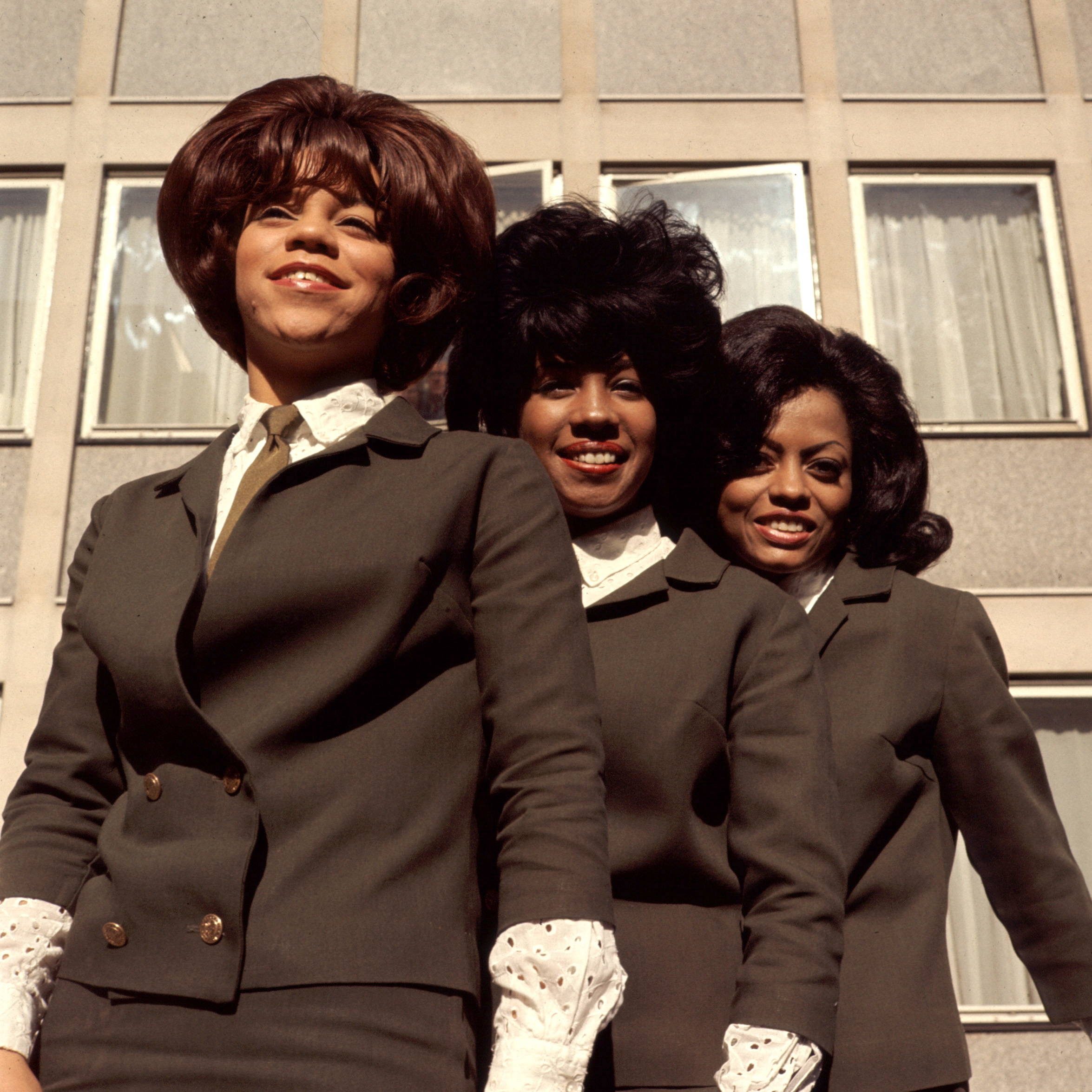 American Motown trio The Supremes, 27.03.1965. Florence Ballard, Mary Wilson i Diana Ross.