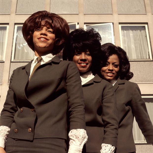 American Motown trio The Supremes, 27.03.1965. Florence Ballard, Mary Wilson i Diana Ross.